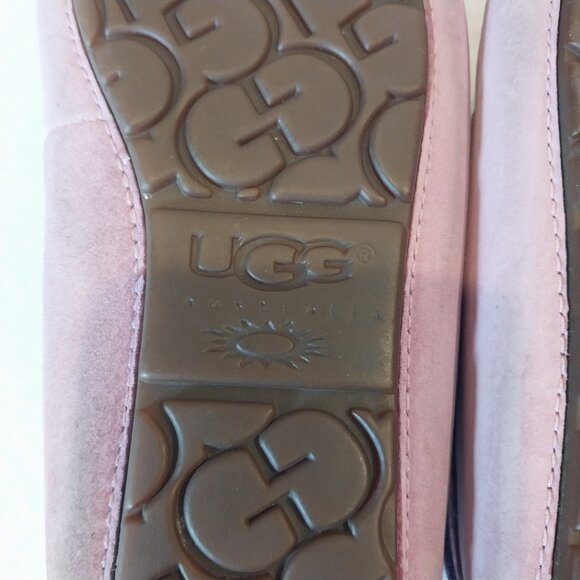 UGG Shoes Slippers Women 7 Pink Purple Dakota 5612 Comfort Shearling Fur Slip On - Picture 12 of 13